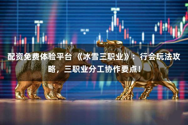配资免费体验平台 《冰雪三职业》：行会玩法攻略，三职业分工协作要点！